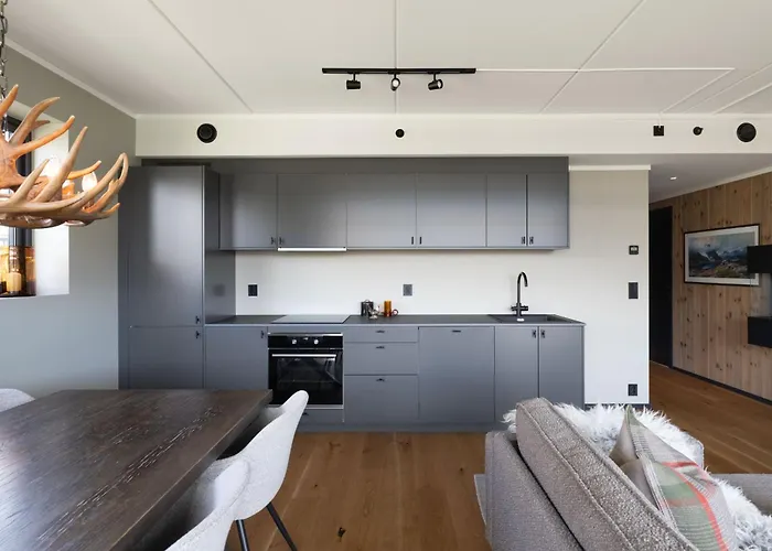 Spacious And Modern In The Heart Of Geilo, Perfect Year Round! דירה גיילו